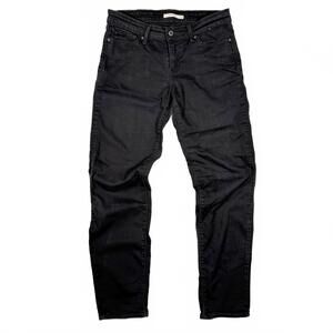 Levis 714 Black Labeled Black Cotton Blend Straight Leg Denim Jeans Size 29 x 32